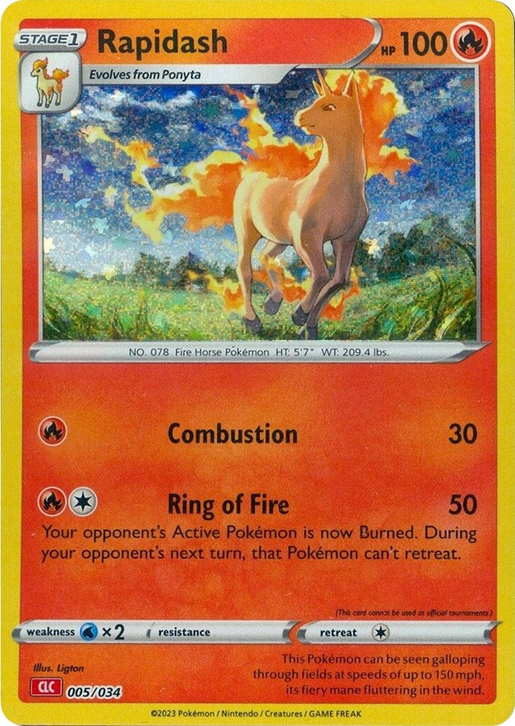 Image for Rapidash (005/034) [Trading Card Game Classic] - Pokemon