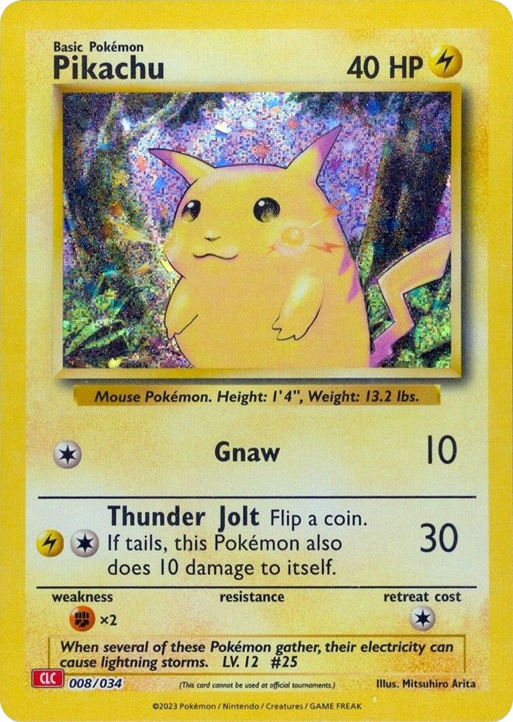 Image for Pikachu (008/034) [Trading Card Game Classic] - Pokemon