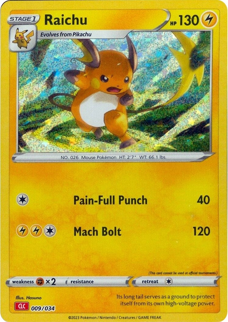 Image for Raichu (009/034) [Trading Card Game Classic] - Pokemon