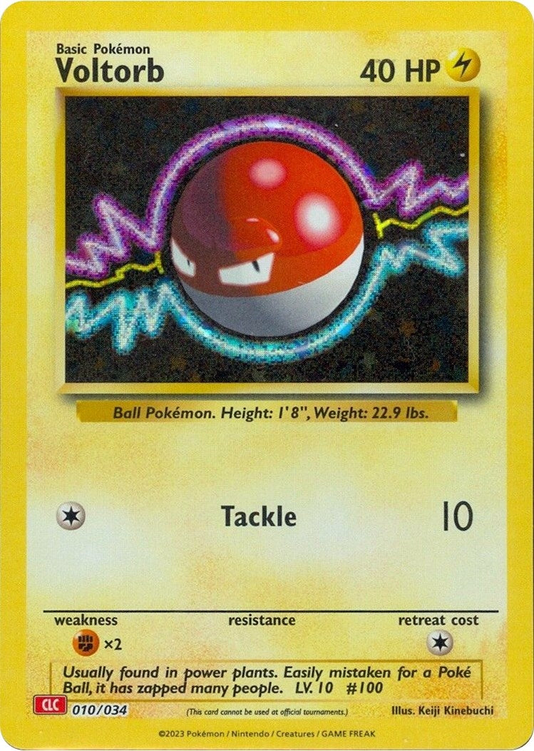 Image for Voltorb (010/034) [Trading Card Game Classic] - Pokemon