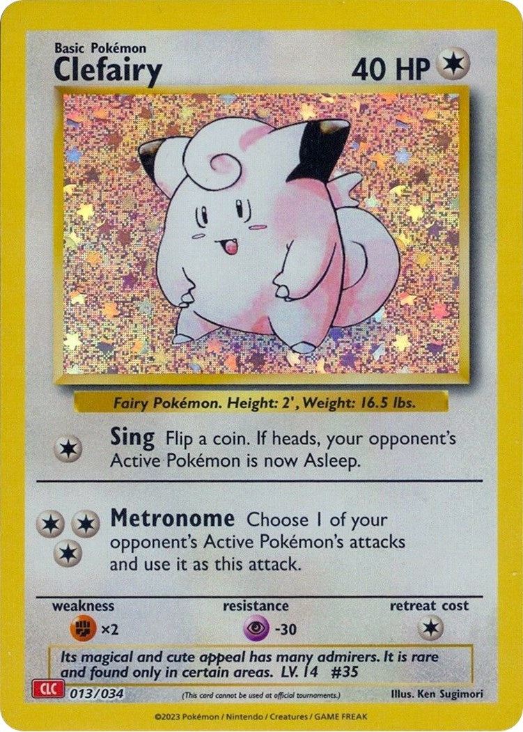 Image for Clefairy (013/034) [Trading Card Game Classic] - Pokemon
