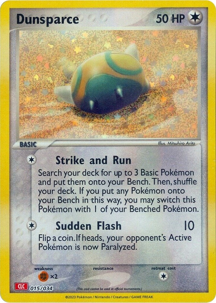 Image for Dunsparce (015/034) [Trading Card Game Classic] - Pokemon