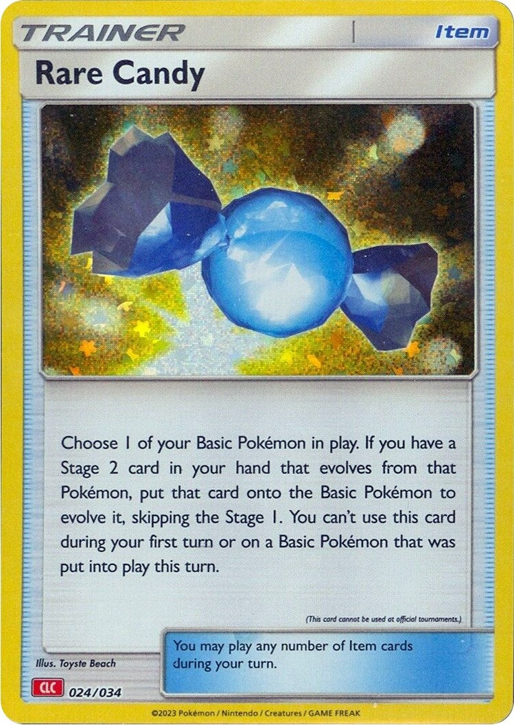 Image for Rare Candy (CLC) (024/034) [Trading Card Game Classic] - Pokemon