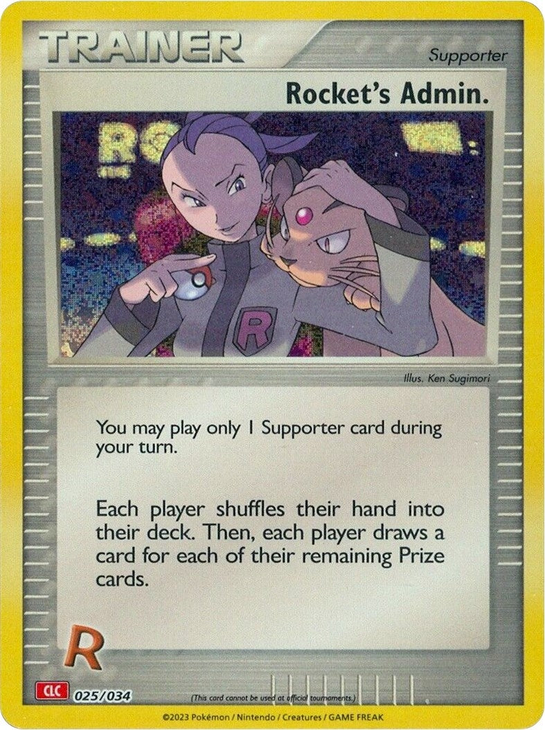 Image for Rocket's Admin. (CLC) (025/034) [Trading Card Game Classic] - Pokemon