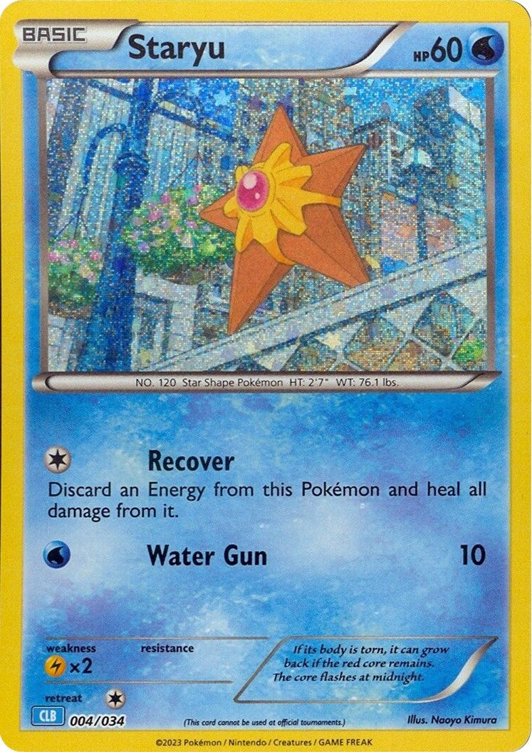Image for Staryu (004/034) [Trading Card Game Classic] - Pokemon