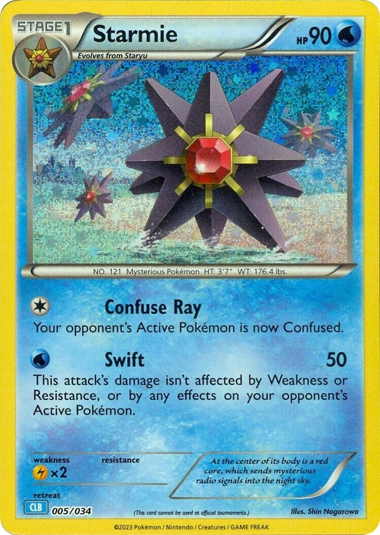 Image for Starmie (005/034) [Trading Card Game Classic] - Pokemon