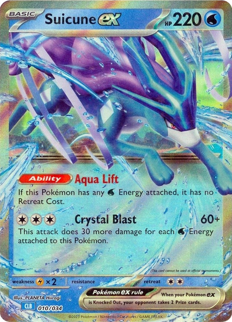 Image for Suicune ex (010/034) [Trading Card Game Classic] - Pokemon