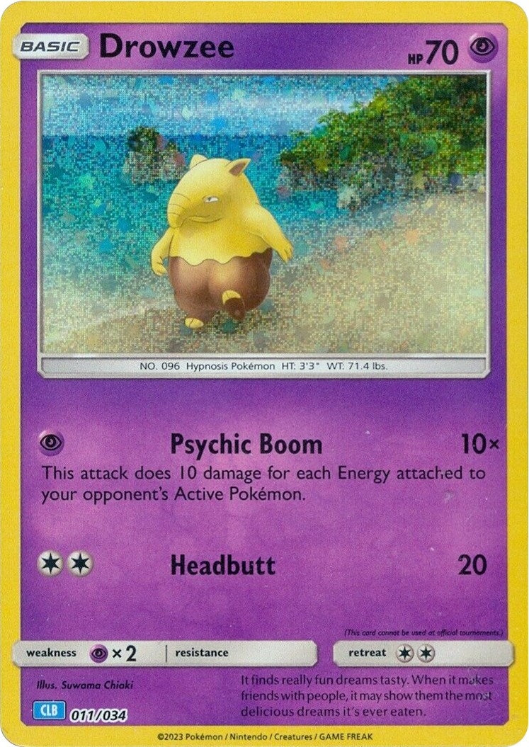 Image for Drowzee (011/034) [Trading Card Game Classic] - Pokemon