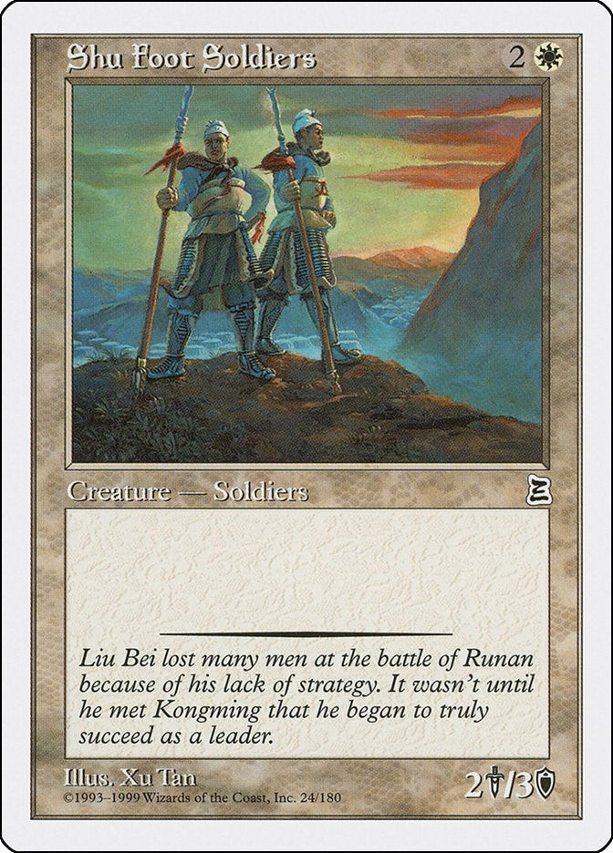 Image for Shu Foot Soldiers (24) [Portal Three Kingdoms] - Magic: The Gathering