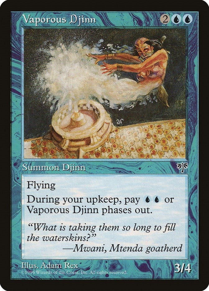 Image for Vaporous Djinn [Mirage] - Magic: The Gathering