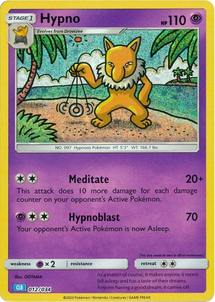 Image for Hypno (012/034) [Trading Card Game Classic] - Pokemon