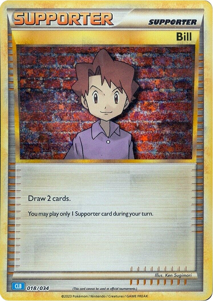 Image for Bill (CLB) (018/034) [Trading Card Game Classic] - Pokemon