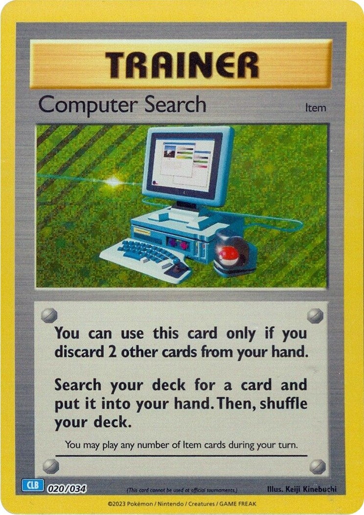 Image for Computer Search (CLB) (020/034) [Trading Card Game Classic] - Pokemon