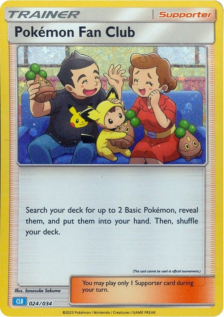 Image for Pokemon Fan Club (CLB) (024/034) [Trading Card Game Classic] - Pokemon