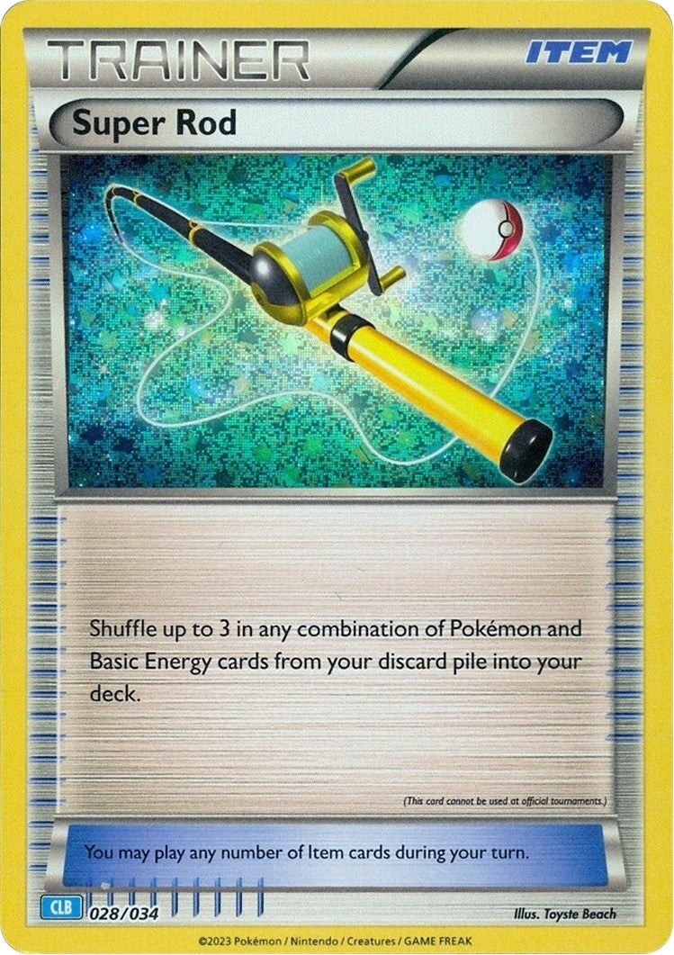 Image for Super Rod (CLB) (028/034) [Trading Card Game Classic] - Pokemon