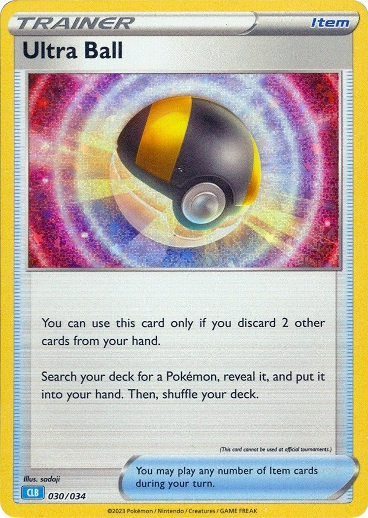 Image for Ultra Ball (CLB) (030/034) [Trading Card Game Classic] - Pokemon