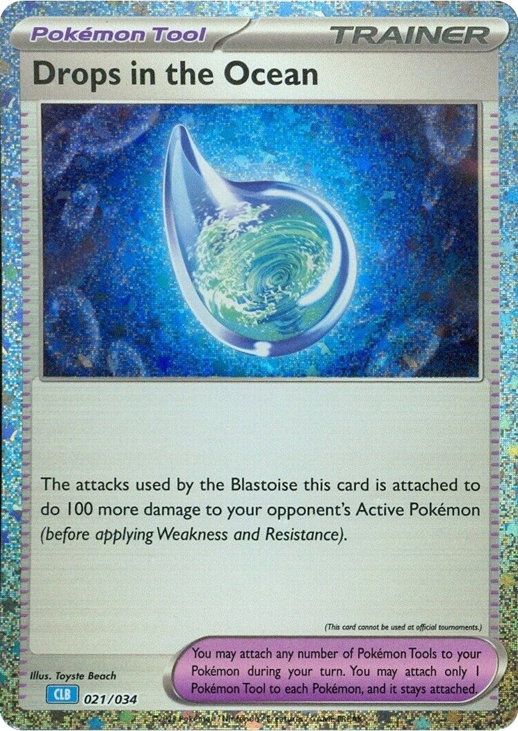 Image for Drops in the Ocean (021/034) [Trading Card Game Classic] - Pokemon