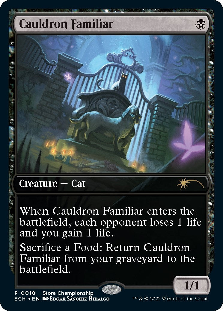 Image for Cauldron Familiar (18) [Game Day & Store Championship Promos] - Magic: The Gathering