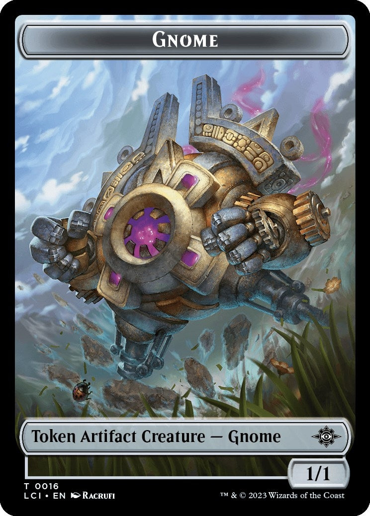 Image for Gnome // Golem Double-Sided Token (16 // 13) [The Lost Caverns of Ixalan] - Magic: The Gathering