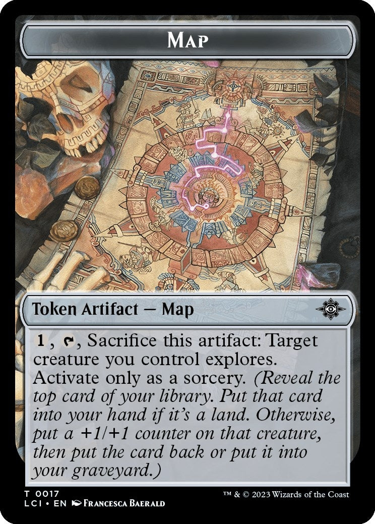 Image for Map // Golem Double-Sided Token (17 // 13) [The Lost Caverns of Ixalan] - Magic: The Gathering