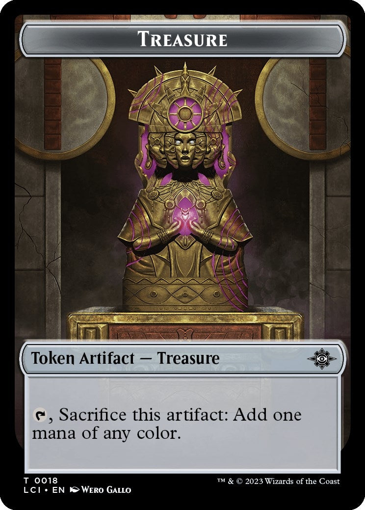 Image for Treasure (0018) // Gnome Soldier Double-Sided Token (18 // 3) [The Lost Caverns of Ixalan] - Magic: The Gathering