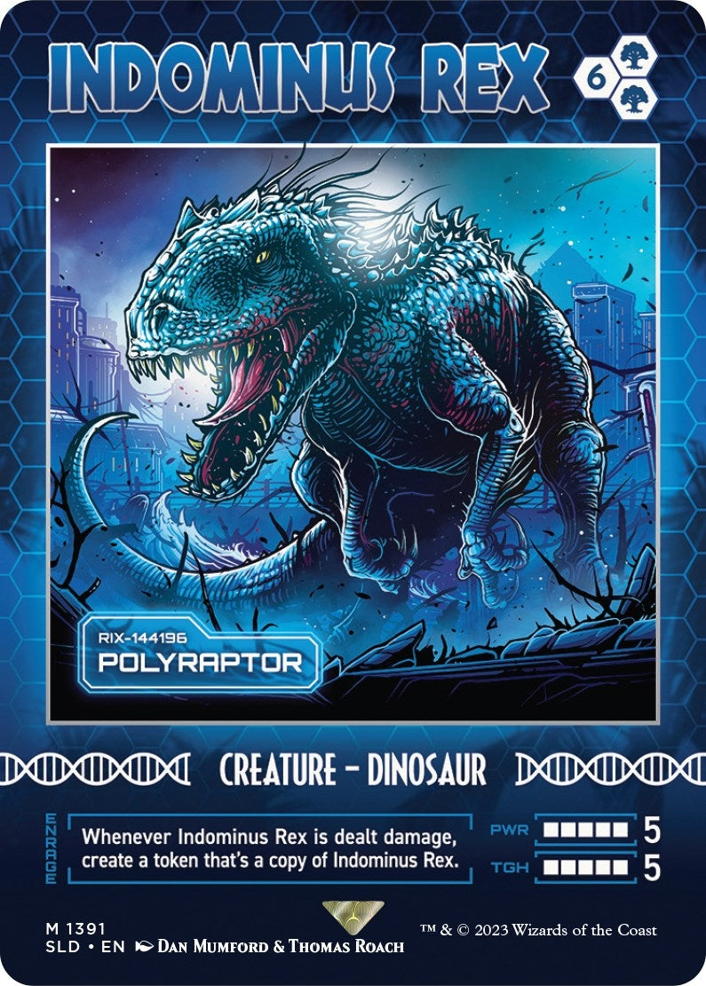 Image for Indominus Rex - Polyraptor (1391) [Secret Lair Drop Series] - Magic: The Gathering