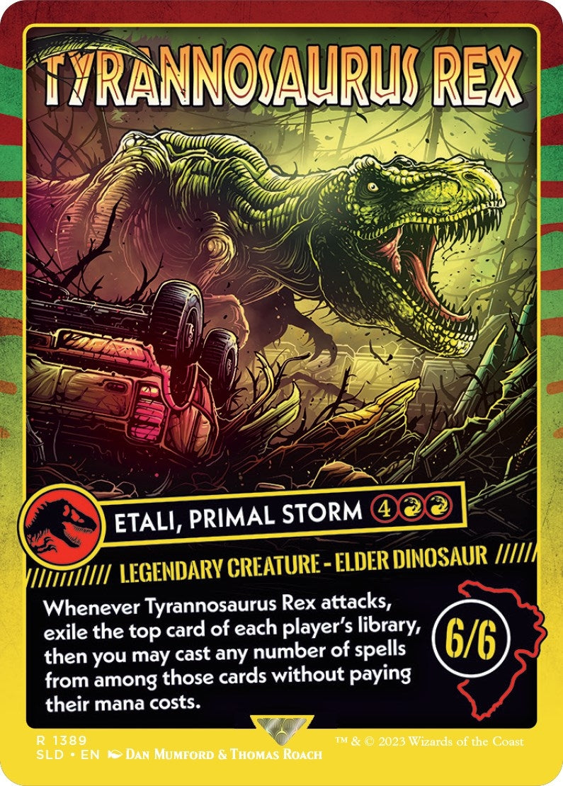 Image for Tyrannosaurus Rex - Etali, Primal Storm (1389) [Secret Lair Drop Series] - Magic: The Gathering