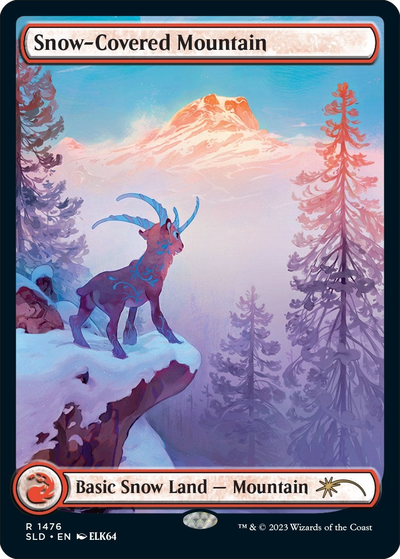 Snow-Covered Mountain (1476) (1476) [Secret Lair Drop Series]