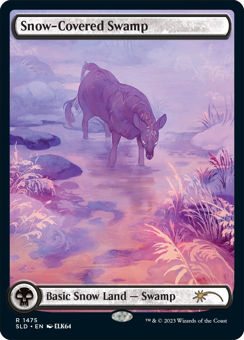 Image for Snow-Covered Swamp (1475) (1475) [Secret Lair Drop Series] - Magic: The Gathering