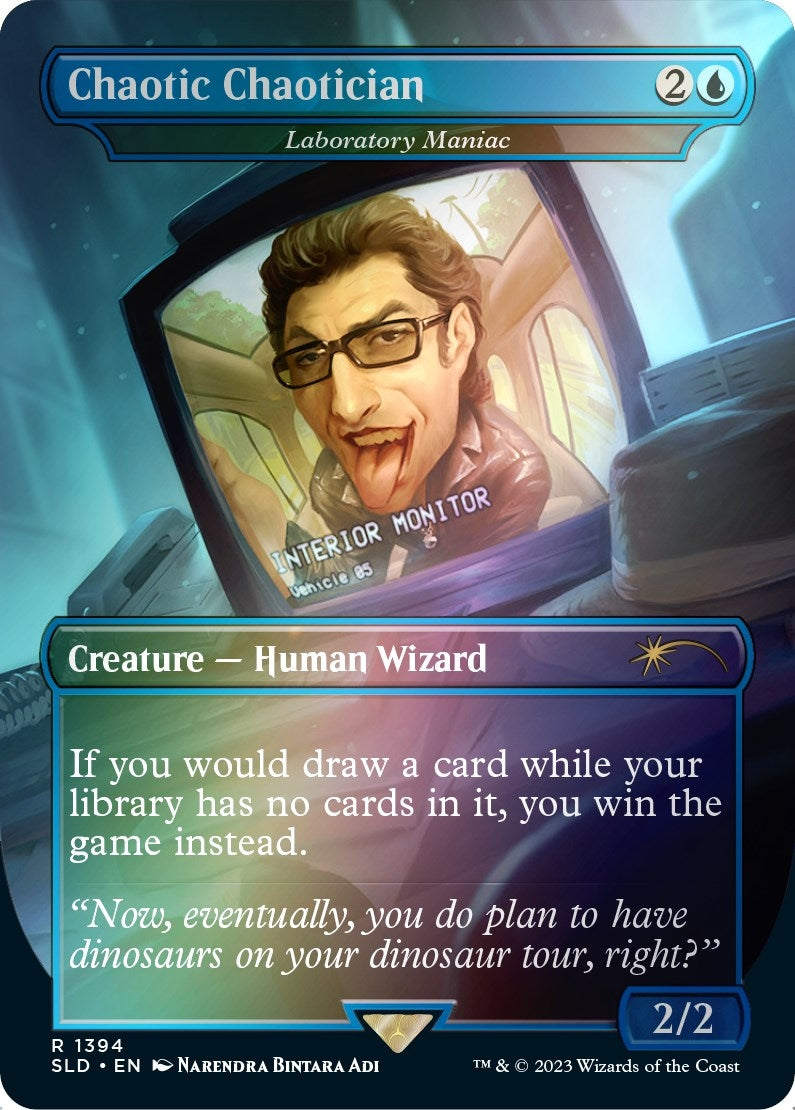 Image for Chaotic Chaotician - Laboratory Maniac (Rainbow Foil) (1394) [Secret Lair Drop Series] - Magic: The Gathering