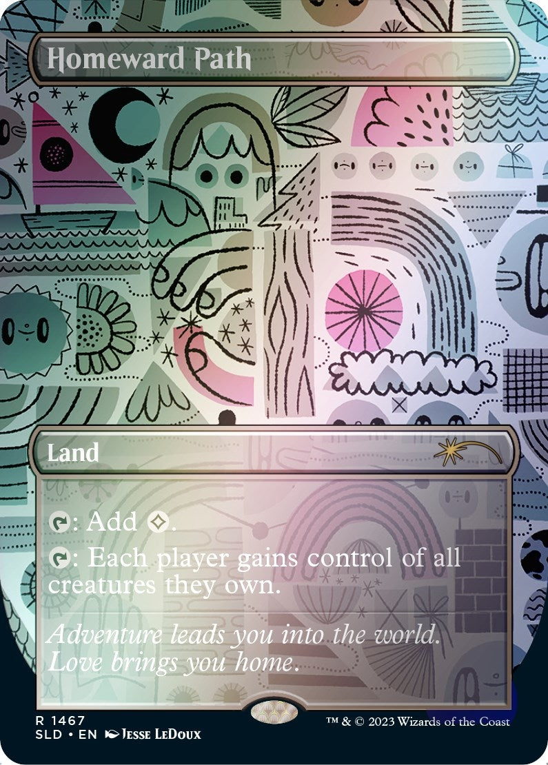 Image for Homeward Path (1467) (Rainbow Foil) (1467) [Secret Lair Drop Series] - Magic: The Gathering