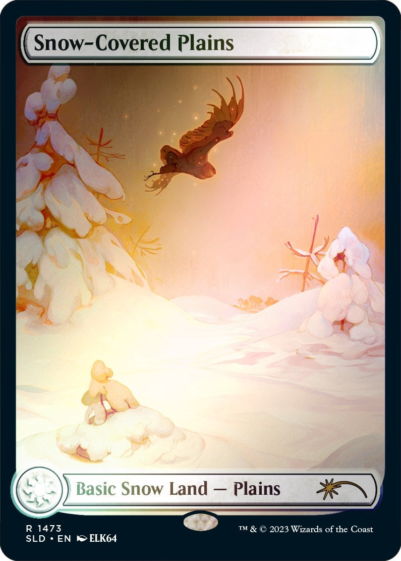 Image for Snow-Covered Plains (1473) (Rainbow Foil) (1473) [Secret Lair Drop Series] - Magic: The Gathering