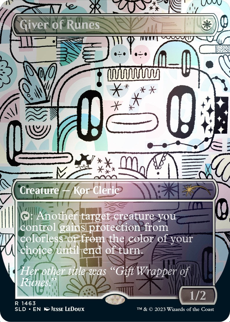 Image for Giver of Runes (Rainbow Foil) (1463) [Secret Lair Drop Series] - Magic: The Gathering