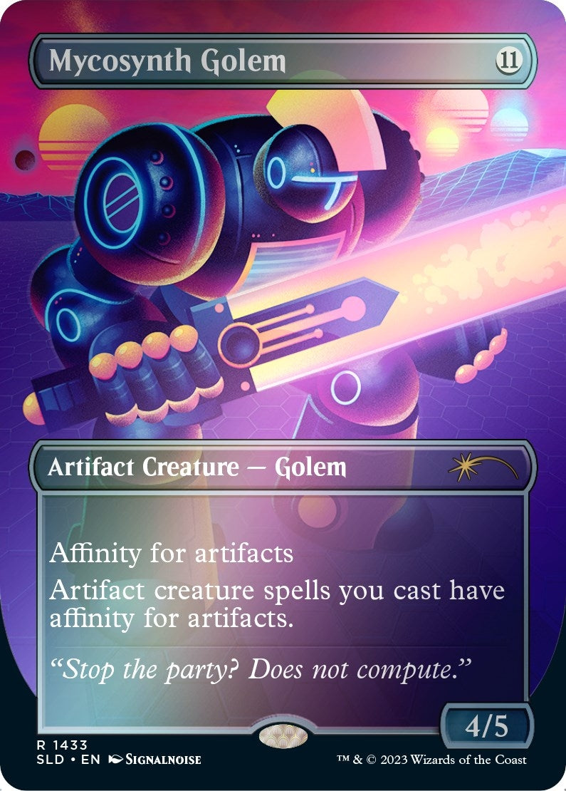 Image for Mycosynth Golem (Rainbow Foil) (1433) [Secret Lair Drop Series] - Magic: The Gathering