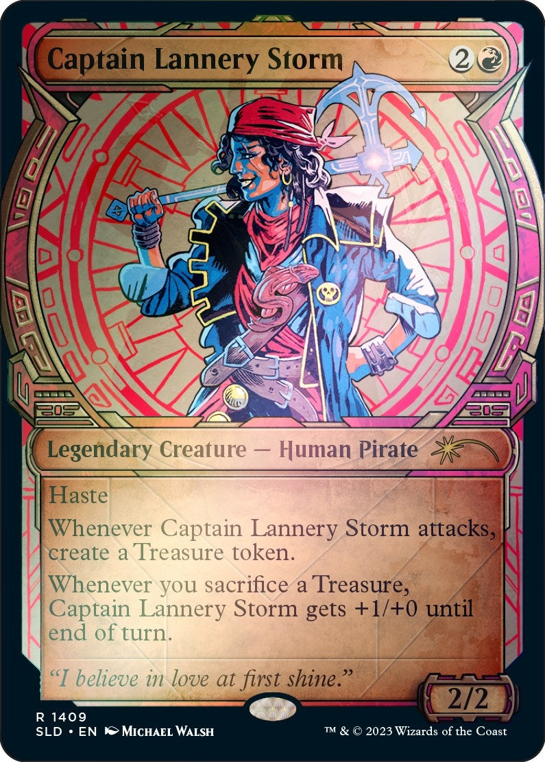 Image for Captain Lannery Storm (Rainbow Foil) (1409) [Secret Lair Drop Series] - Magic: The Gathering
