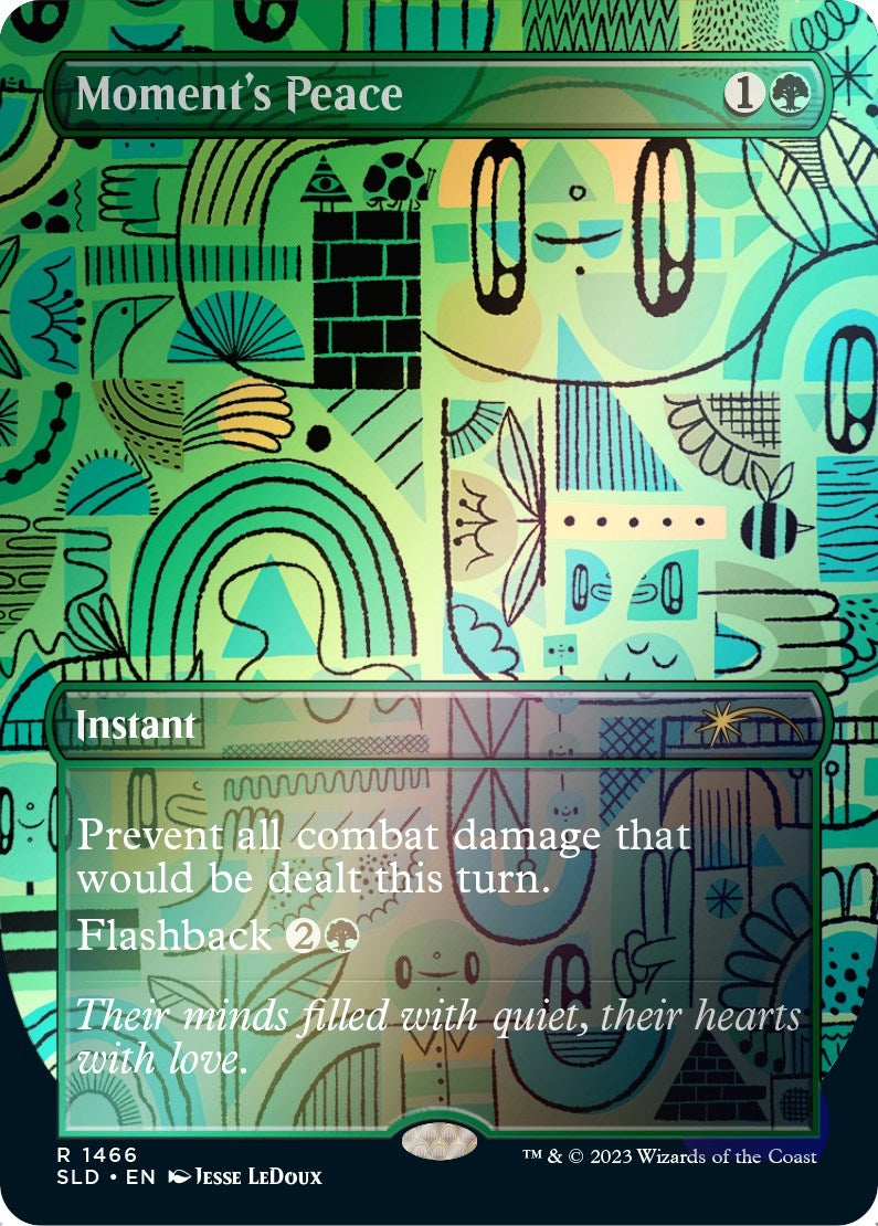 Image for Moment's Peace (Rainbow Foil) (1466) [Secret Lair Drop Series] - Magic: The Gathering