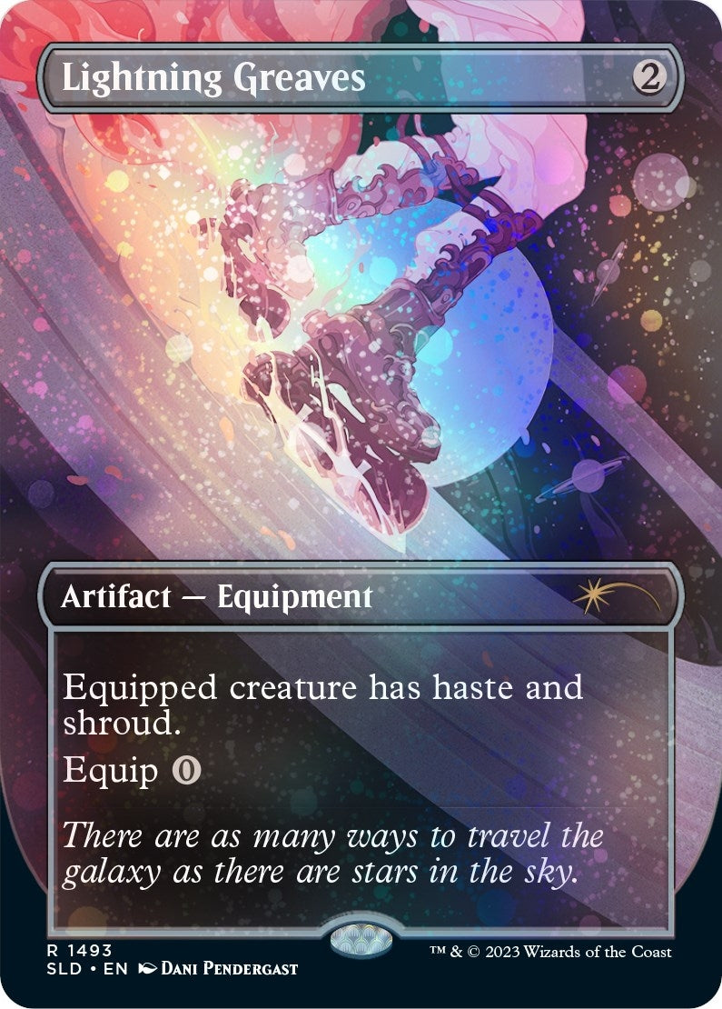 Image for Lightning Greaves (1493) (Galaxy Foil) (1493) [Secret Lair Drop Series] - Magic: The Gathering