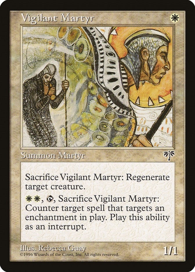 Image for Vigilant Martyr [Mirage] - Magic: The Gathering