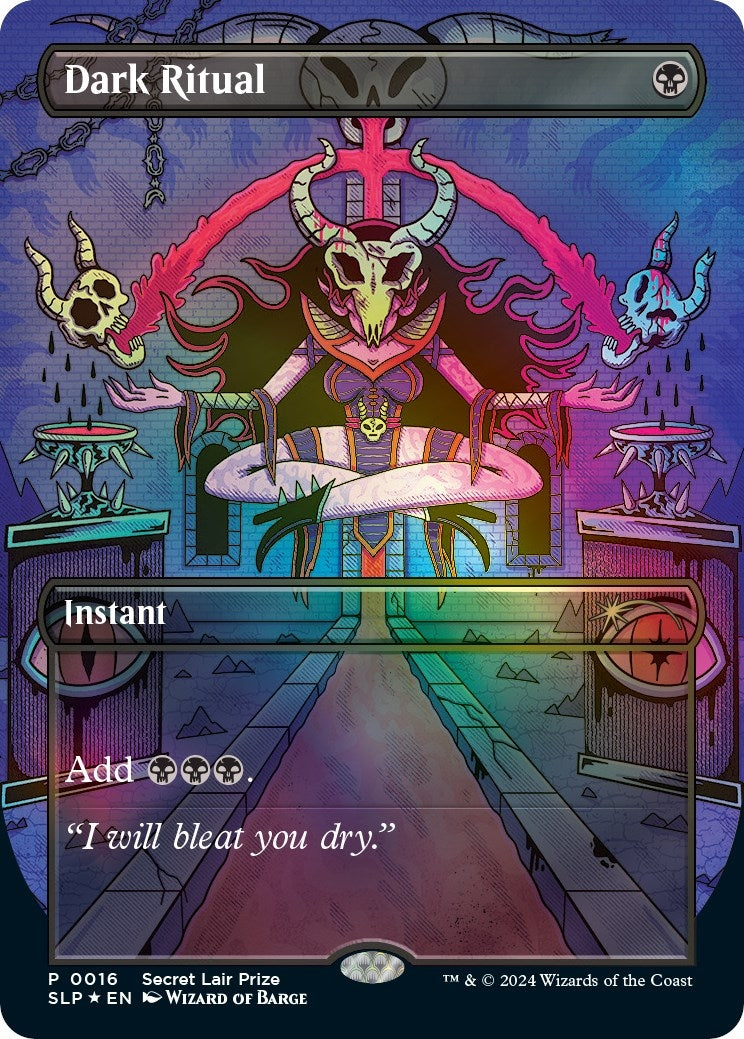 Image for Dark Ritual (16) [Secret Lair Showdown] - Magic: The Gathering