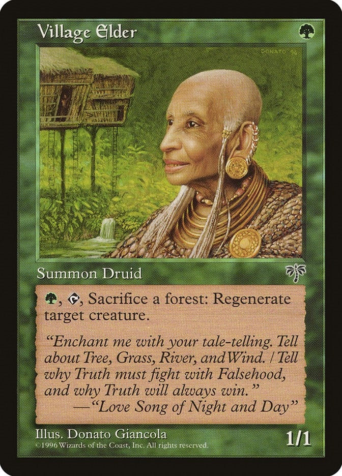 Image for Village Elder [Mirage] - Magic: The Gathering