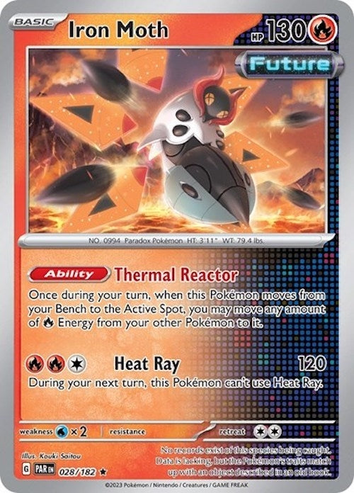 Image for Iron Moth - 028/182 (Non-Holo) (028/182) [Deck Exclusives] - Pokemon