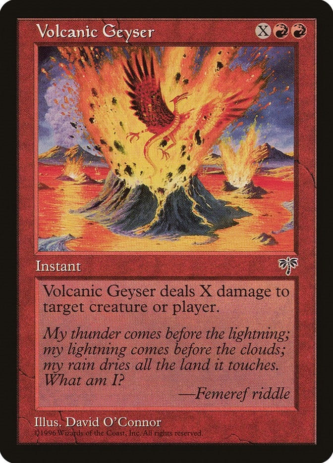 Image for Volcanic Geyser [Mirage] - Magic: The Gathering