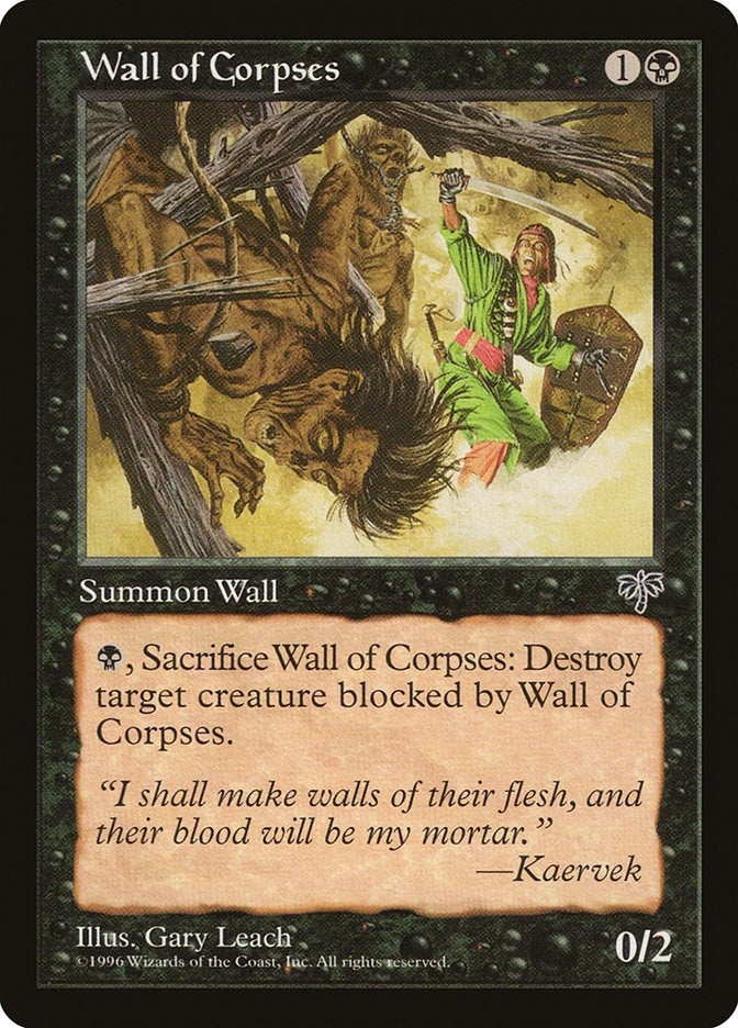 Image for Wall of Corpses [Mirage] - Magic: The Gathering