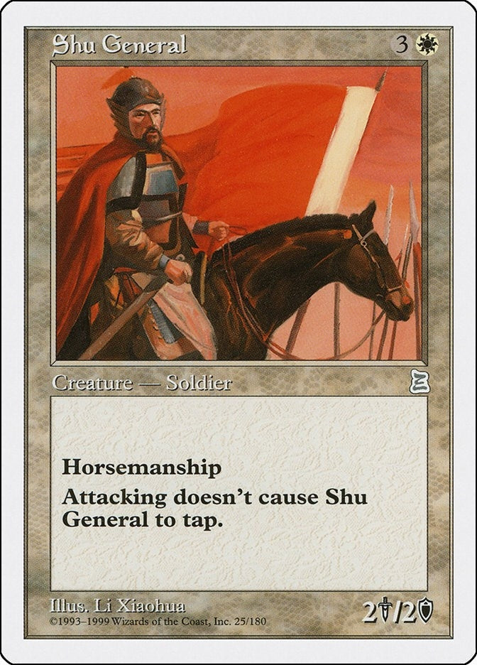 Image for Shu General (25) [Portal Three Kingdoms] - Magic: The Gathering