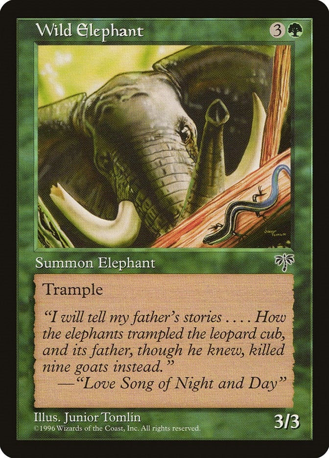 Image for Wild Elephant [Mirage] - Magic: The Gathering