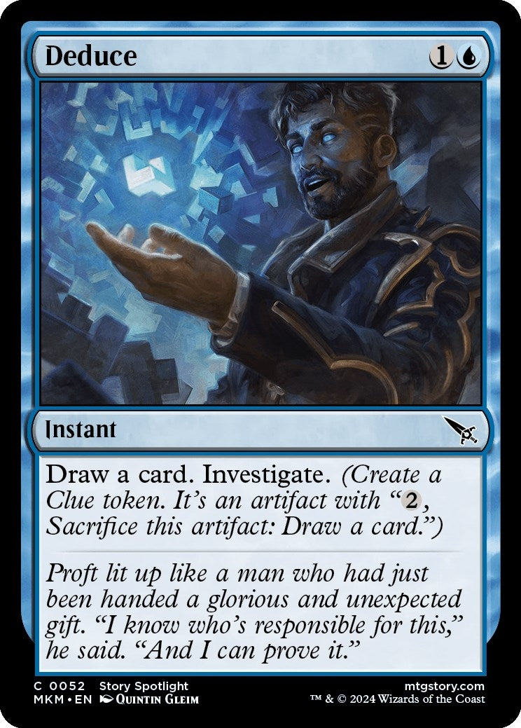 Image for Deduce (52) [Murders at Karlov Manor] - Magic: The Gathering