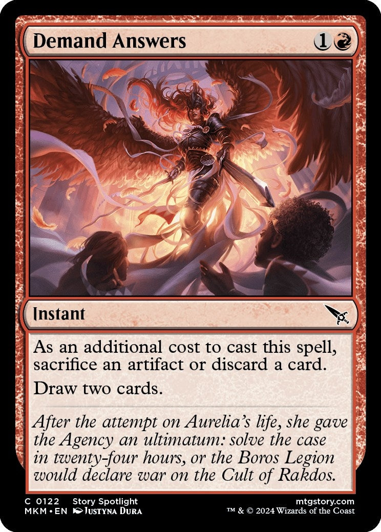 Image for Demand Answers (122) [Murders at Karlov Manor] - Magic: The Gathering
