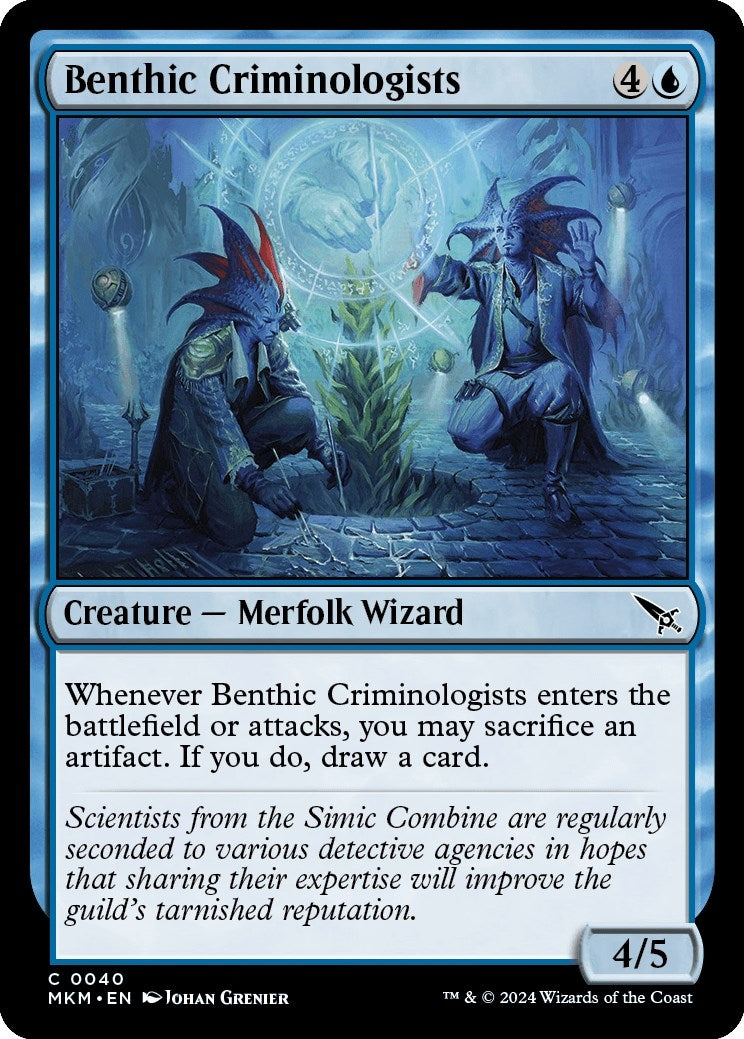 Image for Benthic Criminologists (40) [Murders at Karlov Manor] - Magic: The Gathering