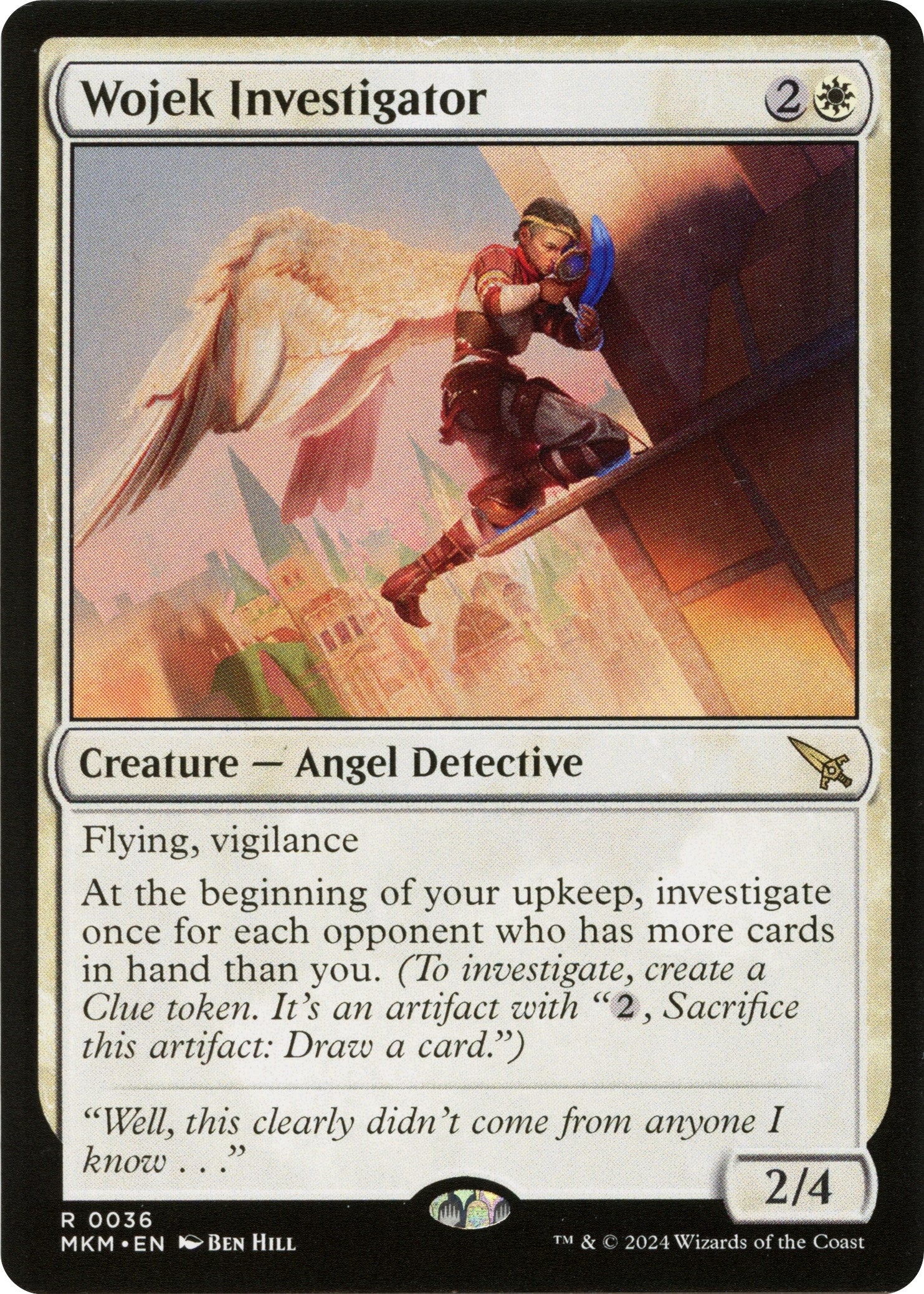 Image for Wojek Investigator (a) (36) [Murders at Karlov Manor] - Magic: The Gathering