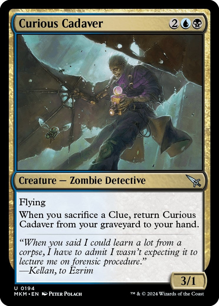 Image for Curious Cadaver (194) [Murders at Karlov Manor] - Magic: The Gathering
